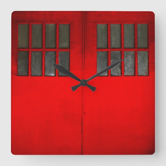 Brandstofdeeppoort Vierkante Klok (Voorkant)