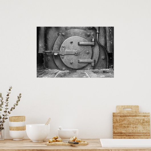 Brandstofdeur - Afdruk Poster (Keuken)