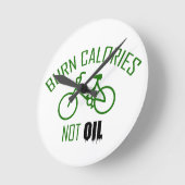 Brandstofhoudende calorieën geen olie ronde klok (Hoek)