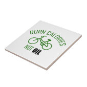 Brandstofhoudende calorieën geen olie tegeltje (Zijkant)