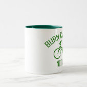 Brandstofhoudende calorieën geen olie tweekleurige koffiemok (Center)