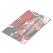 Brandstofjas op brandwonden notitieblok (Schuin)