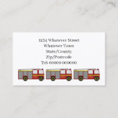 Brandstofontwerp Contactkaartje (Achterkant)