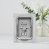 brandstofpomp / Bowser - Briefkaart (Staand voorkant)