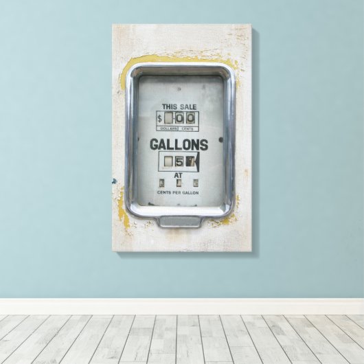  brandstofpomp / Bowser - Canvas (Insitu (Houten vloer))