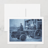 Brandstofpomp voor stoommotoren briefkaart (Voorkant / Achterkant)