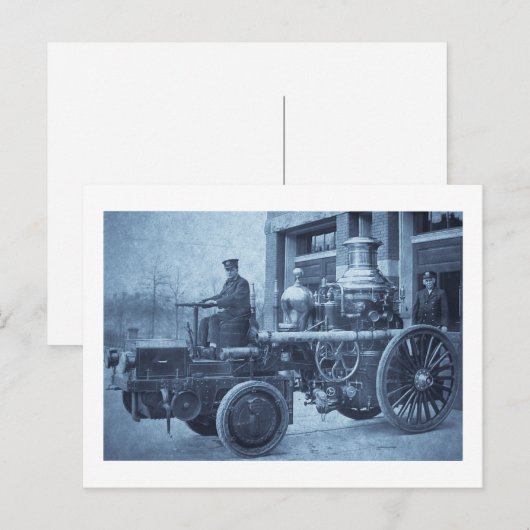 Brandstofpomp voor stoommotoren briefkaart (Voorkant / Achterkant)