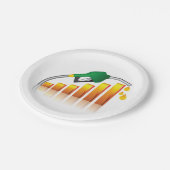 Brandstofprijs Papieren Bordje (Gekanteld)