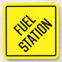 Brandstofstation Hard Plastic Onderzetter