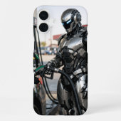 Brandstofstop uit de toekomst  iPhone hoesje (Achterkant)