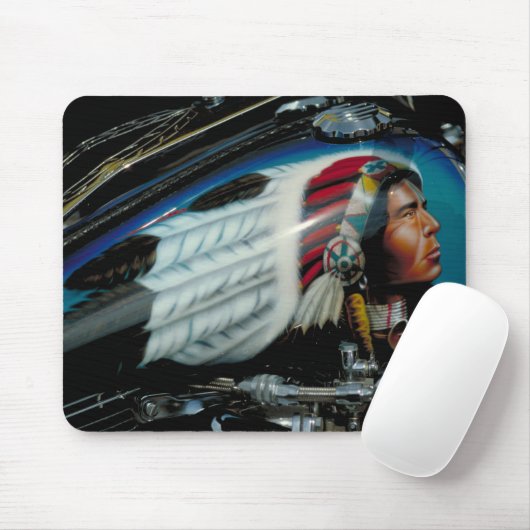 Brandstoftankmousepad Muismat (Met muis)