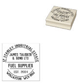 Brandstoftoevoer Rubberstempel (Gestempeld)