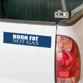 Brandstofvrij gas bumpersticker (Op Truck)