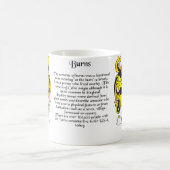 Brandt Familie Crest op een mok (Center)