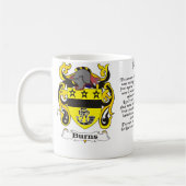 Brandt Familie Crest op een mok (Links)