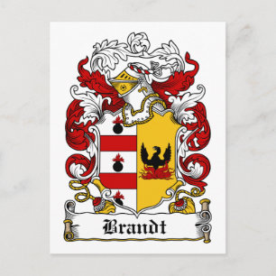 Brandt Family Crest Briefkaart