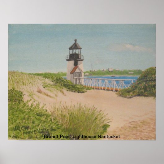 Brandt Point Lighthouse - Nantucket Poster (Voorkant)