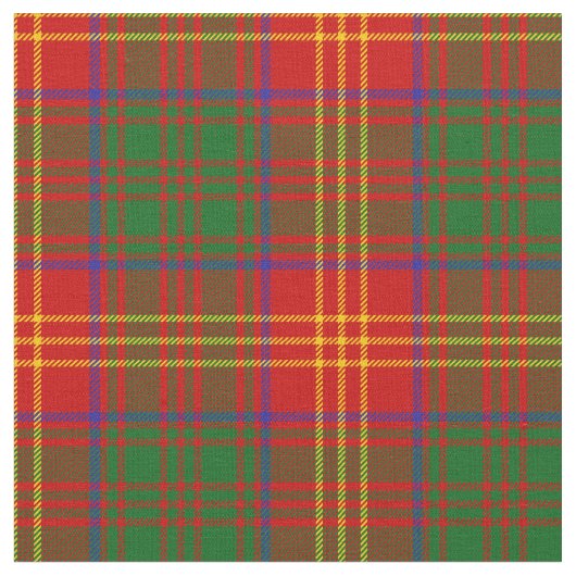 Brandt Tartan Print Stof (Close Up)