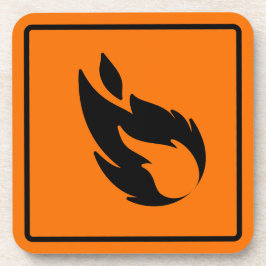 Brandteken Hard Plastic Onderzetter