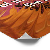 Brandtong - Schaduw versed Poster (Hoek)