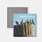 Brandt's aalscholver magneet (Voorkant / Achterkant)