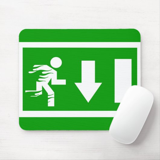 branduitgang muismat (Met muis)