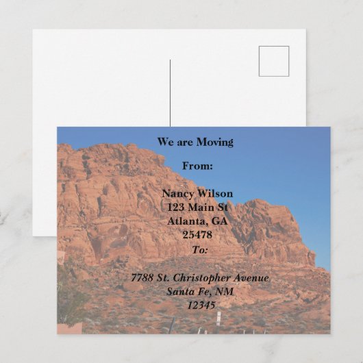 Brandvallei Aankondigingskaart (Voorkant / Achterkant)