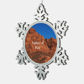 Brandvallei Tin Sneeuwvlok Ornament (Rechts)