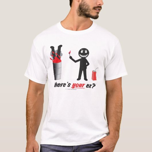 brandvat t-shirt (Voorkant)