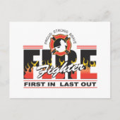 Brandvechter eerst in, laatste uit briefkaart (Voorkant)