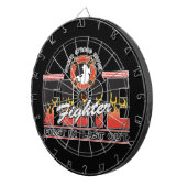 Brandvechter eerst in, laatste uit dartbord (Voorkant Rechts)