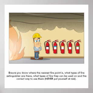 Brandveiligheid 02 poster