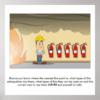Brandveiligheid 02 poster