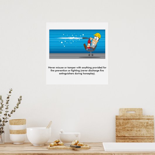 Brandveiligheid 04 poster (Keuken)