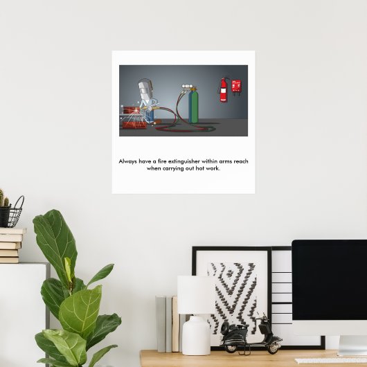 Brandveiligheid 13 poster (Thuiskantoor)