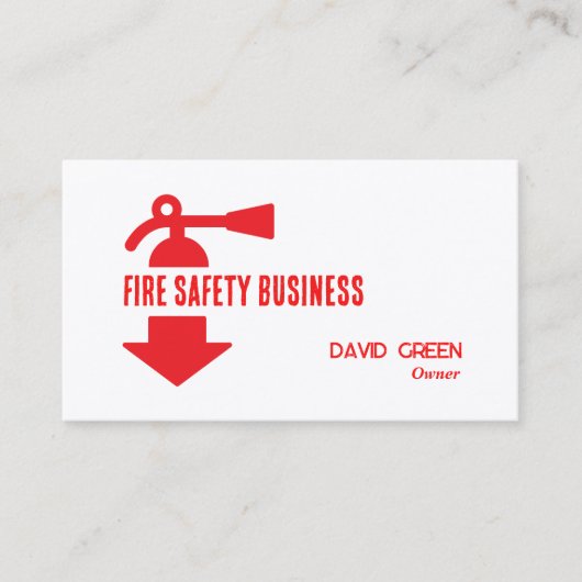 Brandveiligheid Custom QR Visitekaartje (Voorkant)