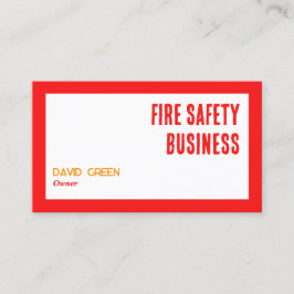 Brandveiligheid Custom QR Visitekaartje