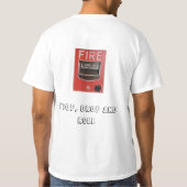 Brandveiligheid T-shirt (Achterkant)
