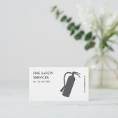 Brandveiligheid Visitekaartje (Staand voorkant)