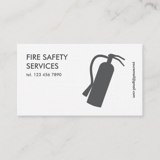 Brandveiligheid Visitekaartje (Voorkant)