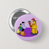 Brandveiligheidknop Ronde Button 5,7 Cm (Voorkant /achterkant)