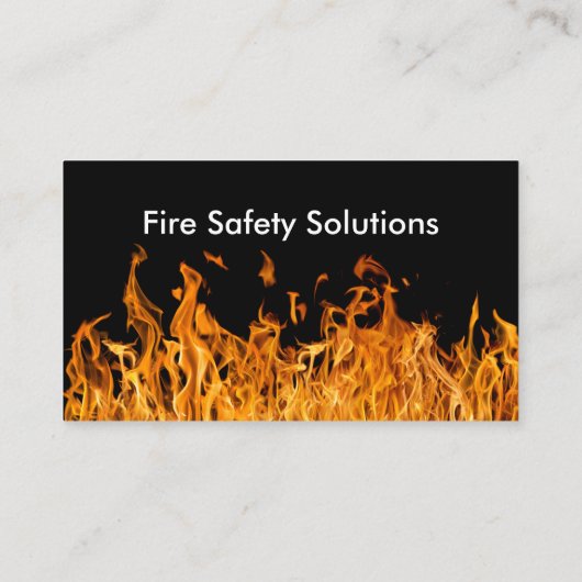 Brandveiligheidsproducten Visitekaartje (Achterkant)