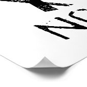 BRANDVET. NIET OLIE. (HIKING) POSTER (Hoek)