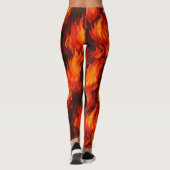 Brandvlam Leggings (Achterkant)