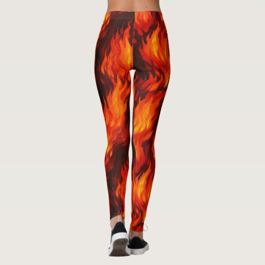 Brandvlam Leggings (Achterkant)
