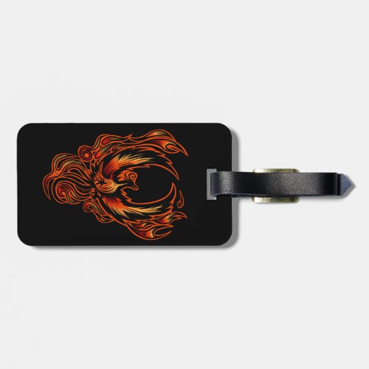 Brandvogel Bagagelabel (Achterkant horizontaal)