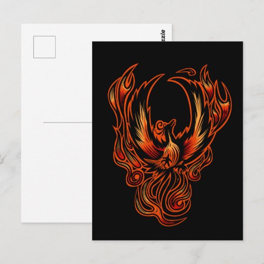 Brandvogel Briefkaart (Voorkant / Achterkant)