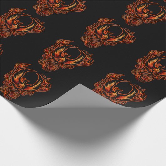 Brandvogel Cadeaupapier (Hoek)