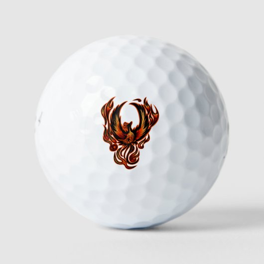 Brandvogel Golfballen (Voorkant)