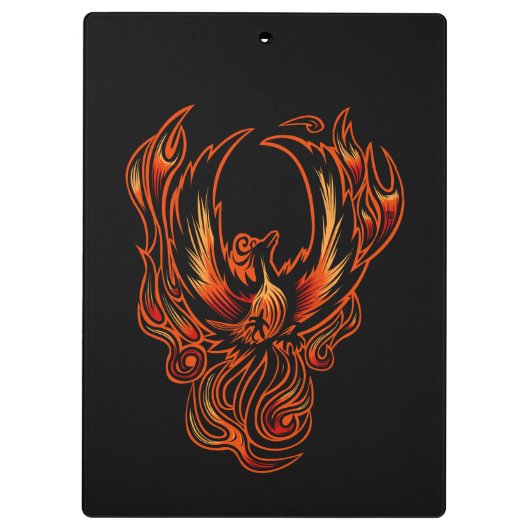 Brandvogel Klembord (Achterkant)